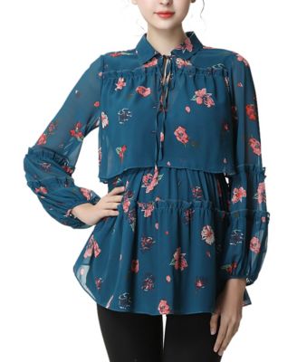 macys nursing tops