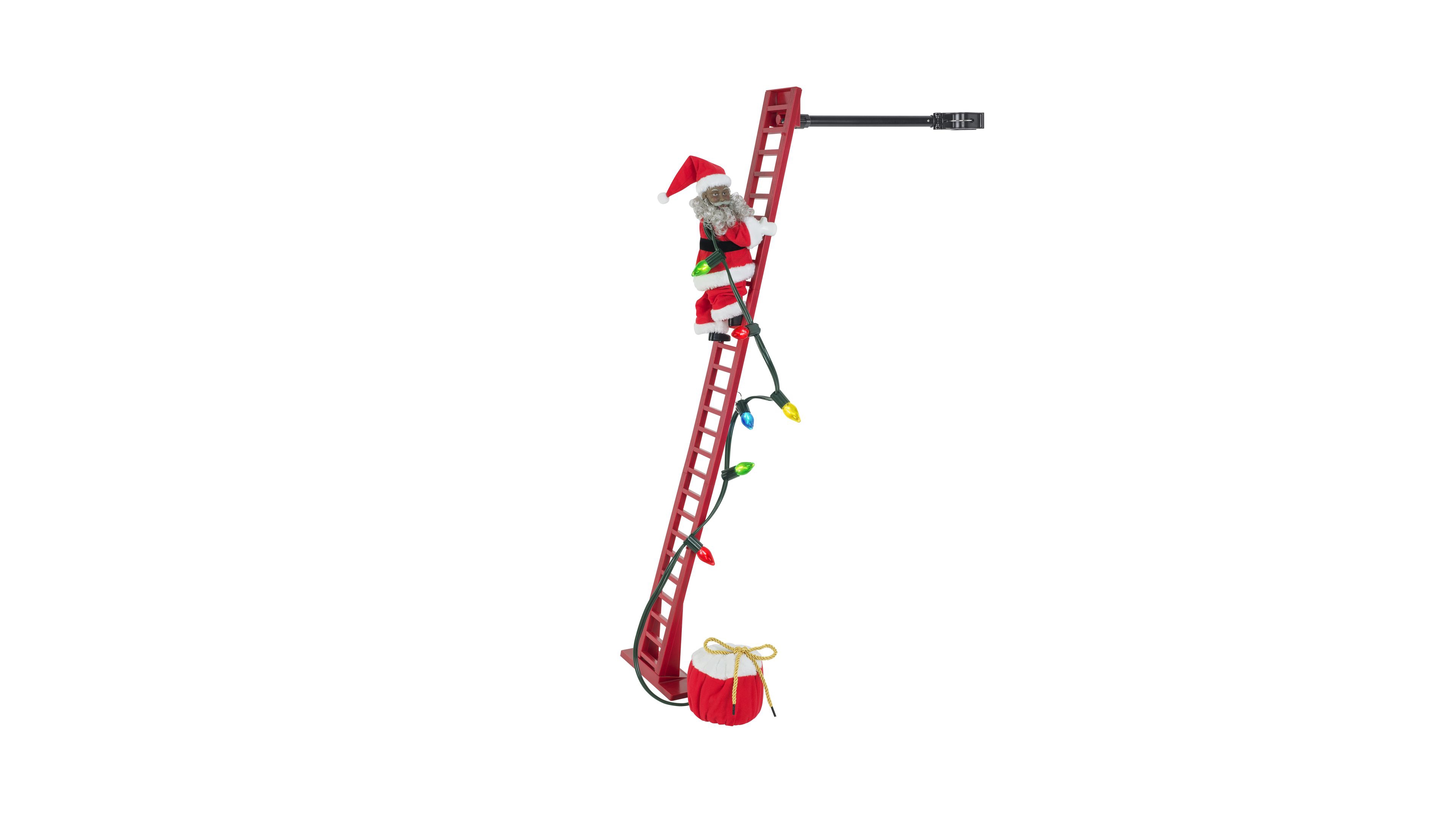 Mr. Christmas 40" Super Climbing African American Santa