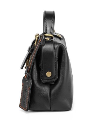 Doctor Small Leather Crossbody Satchel Bag
