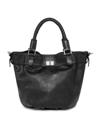 Women's Genuine Leather Pumpkin Bucket Bag