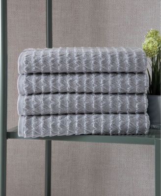 OZAN PREMIUM HOME Azure Turkish Cotton 4-Pc. Bath Towel Set