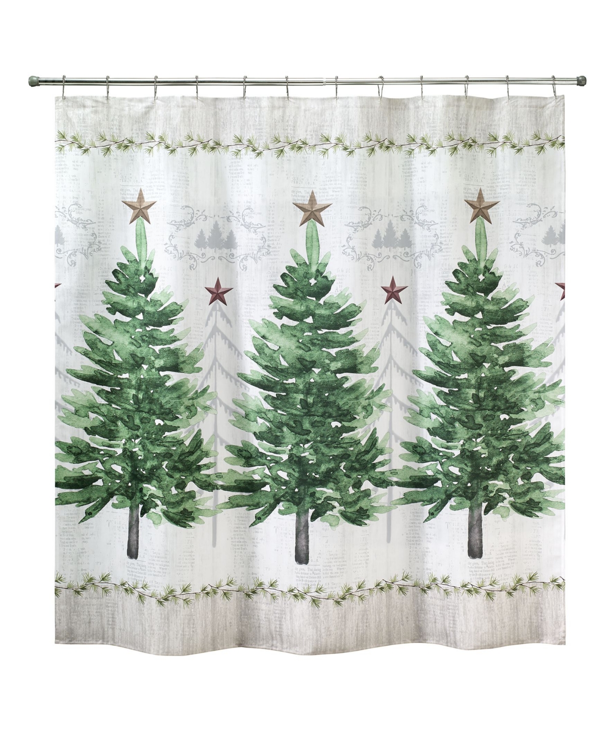Avanti Trees 72 x 72 Shower Curtain Bedding
