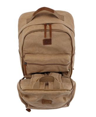 Trail and Tree Double Canvas Backpack Handbag