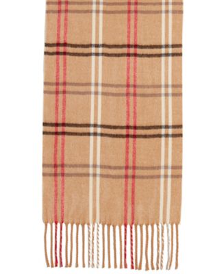 Steve Madden Mid Weight Cozy Plaid Blanket Scarf & Reviews - Macy's