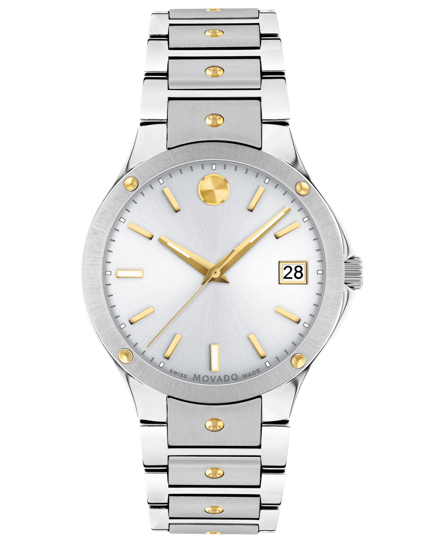 Женские часы Movado Swiss SE Gold PVD & Stainless Steel Bracelet Watch 32mm — фото 1