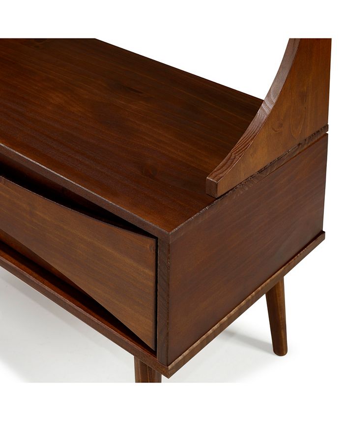 Walker Edison 68" Solid Wood Hall Tree With Drawer Macy's