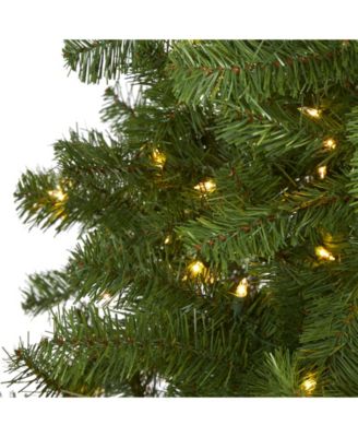 Springfield Artificial Christmas Tree with 300 Warm Clear Lights and 596 Tips