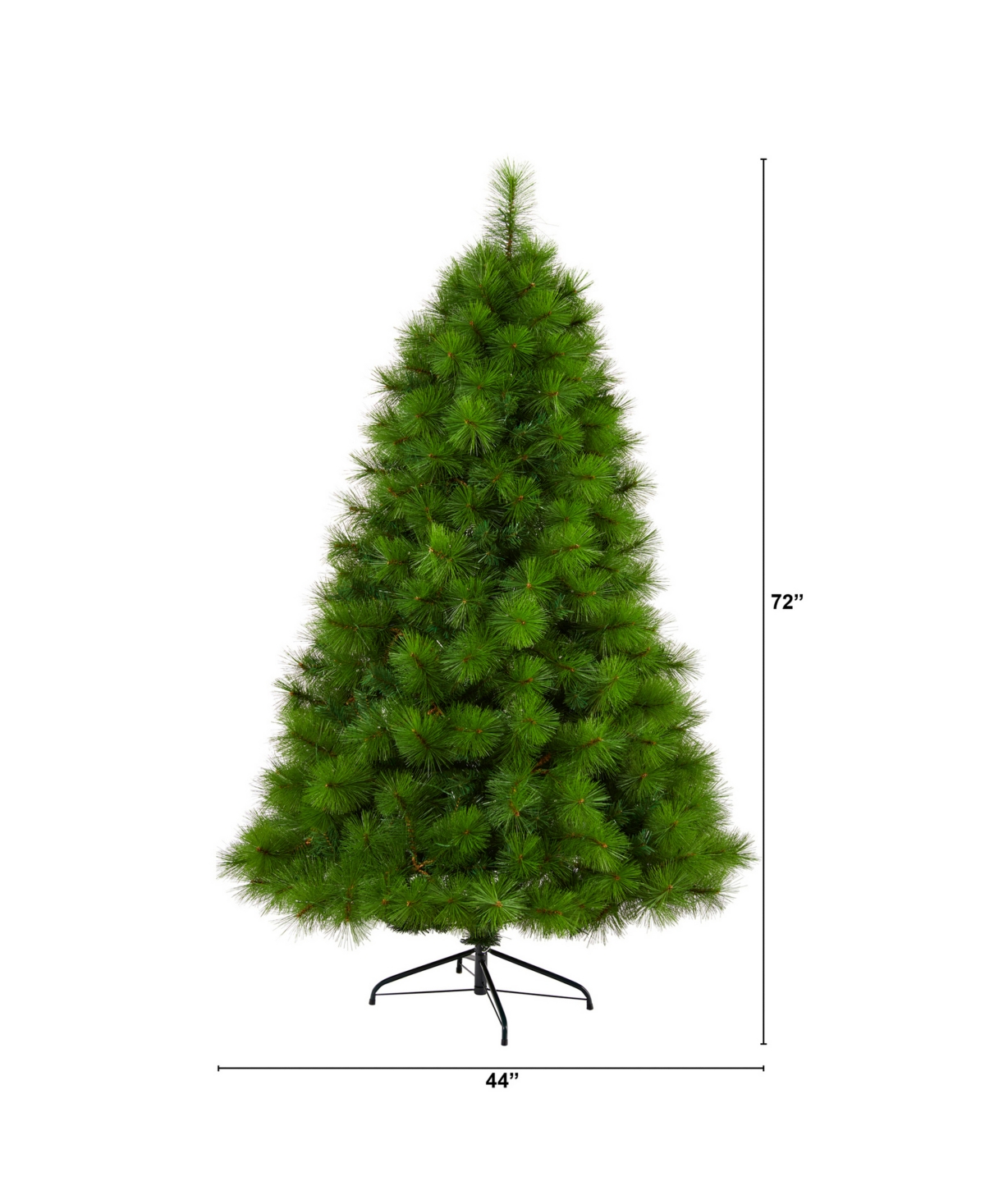 Nearly Natural Scotch Pine Artificial Christmas Tree with Clear Led Lights