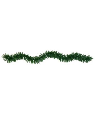 Christmas Pine Artificial Garland with 50 Warm LED Lights