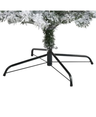 Flocked Rock Springs Spruce Artificial Christmas Tree