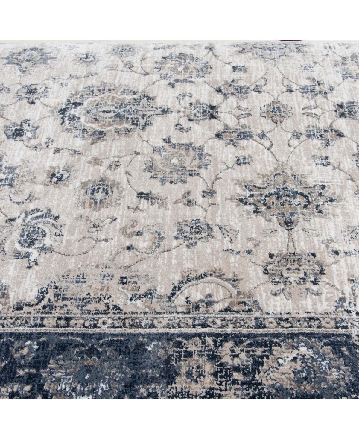 Portland Textiles Alexia OrielRug - Bone