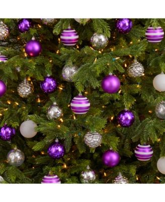 Holiday Shatterproof, 64 Count Christmas Tree Ornament Set