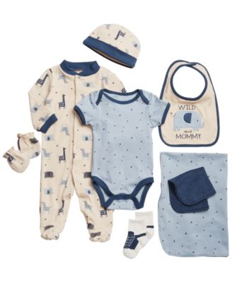 Baby Gear Baby Boy 9pc Set Safari Bundled Set - Macy's