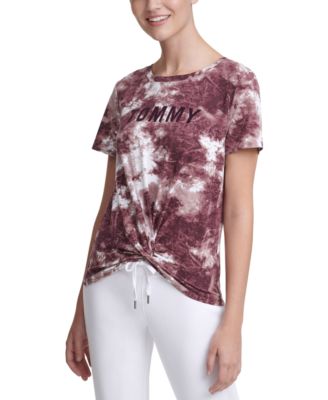 Tommy Hilfiger - Tie-Dyed Twist-Hem T-Shirt
