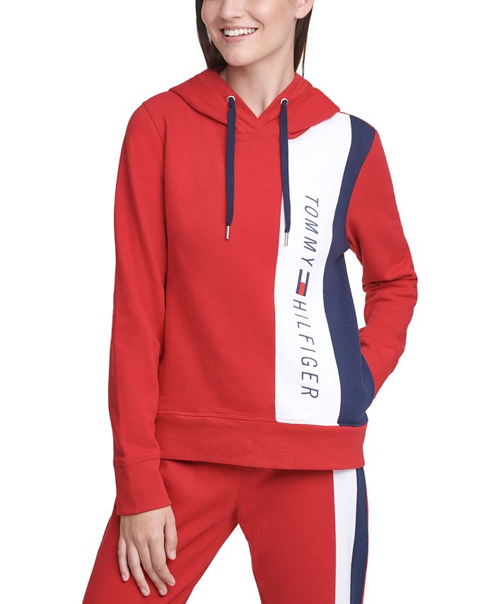 Tommy Hilfiger Colorblocked Graphic Hoodie - Macy's