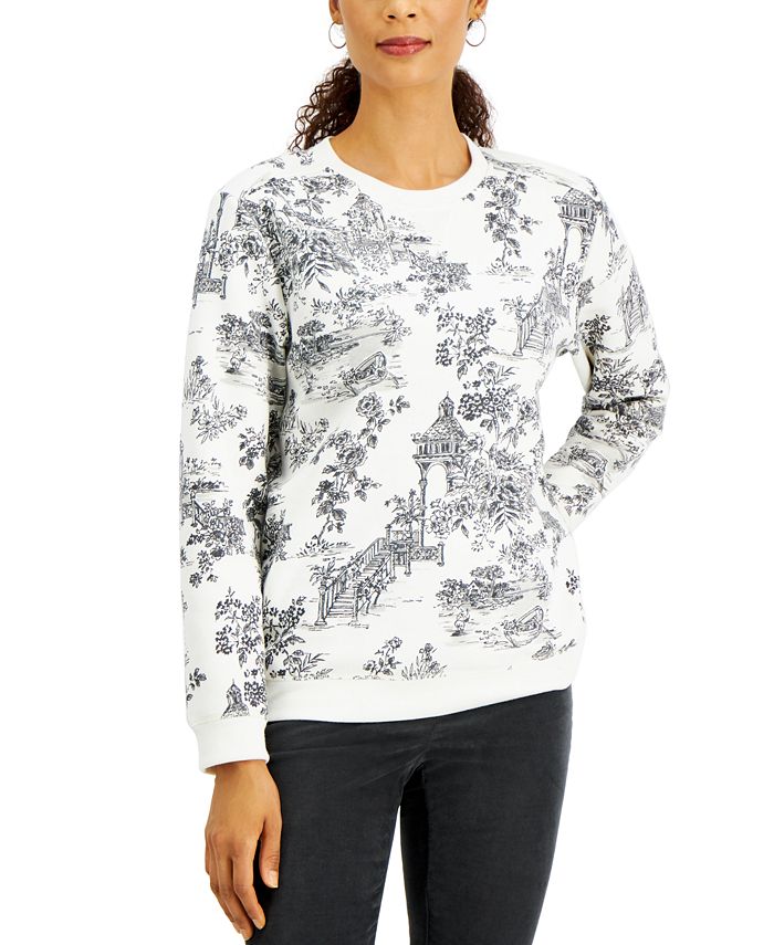 Karen scott shop sweatshirts macy's