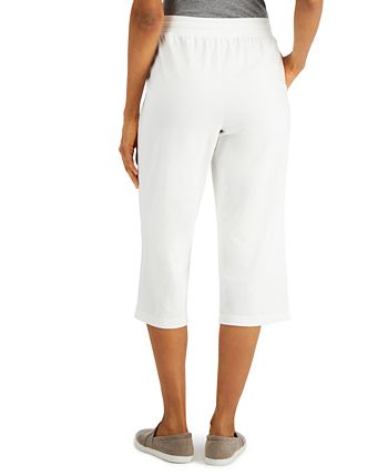 Karen Scott Petite Denim Comfort Waist Capri Pants Size 8P, 12P