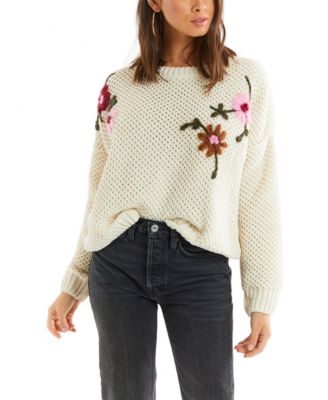 embroidered sweaters for ladies