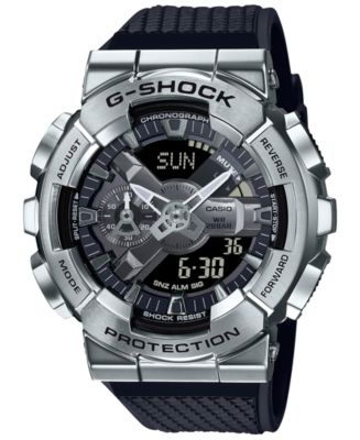 G-Shock Men's Analog-Digital Black Resin Strap 52mm, GM110-1A - Macy's