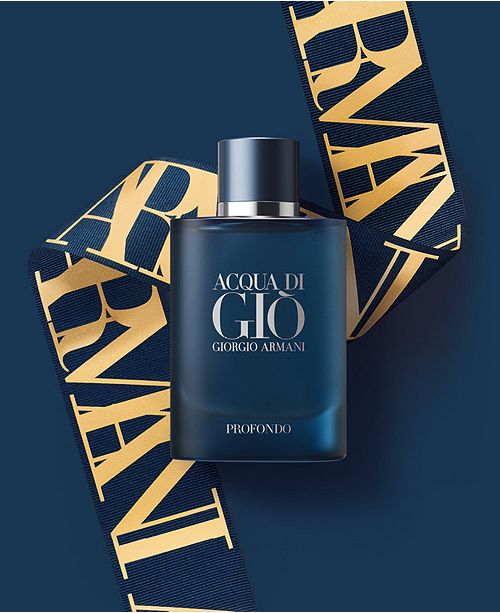 Giorgio Armani Men S 2 Pc Acqua Di Gio Profondo Gift Set Reviews All Perfume Beauty Macy S