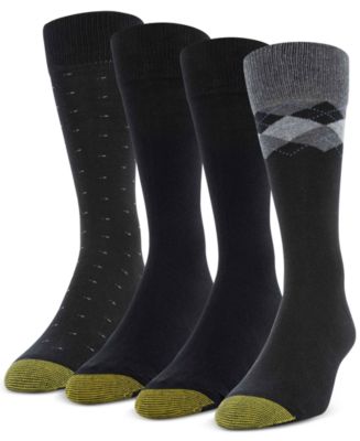 Men's 4-Pack Casual Argyle Crew Socks - Macy's