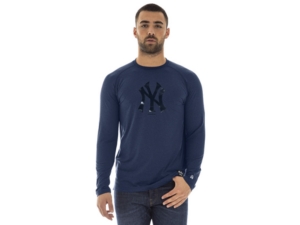 New Era New York Yankees Men's Silitone Long Sleeve Raglan T-Shirt