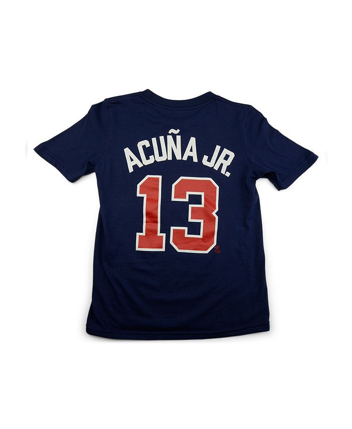  Nike Ronald Acuna Jr. Atlanta Braves Youth Name