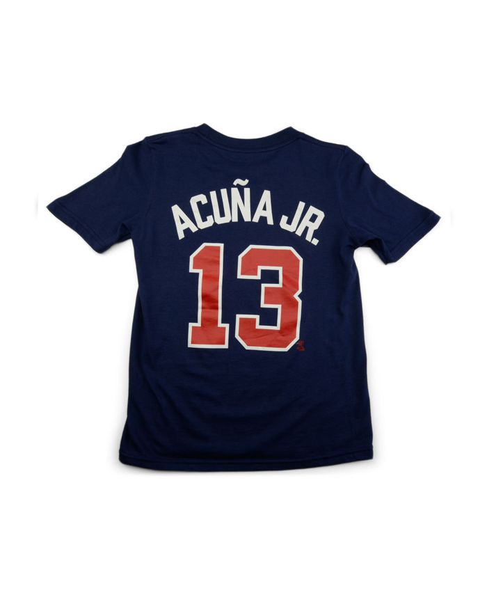 Nike Atlanta Braves Youth Name and Number Player T-Shirt Ronald Acuna & Reviews - Sports Fan Shop By Lids - Men - Macy's