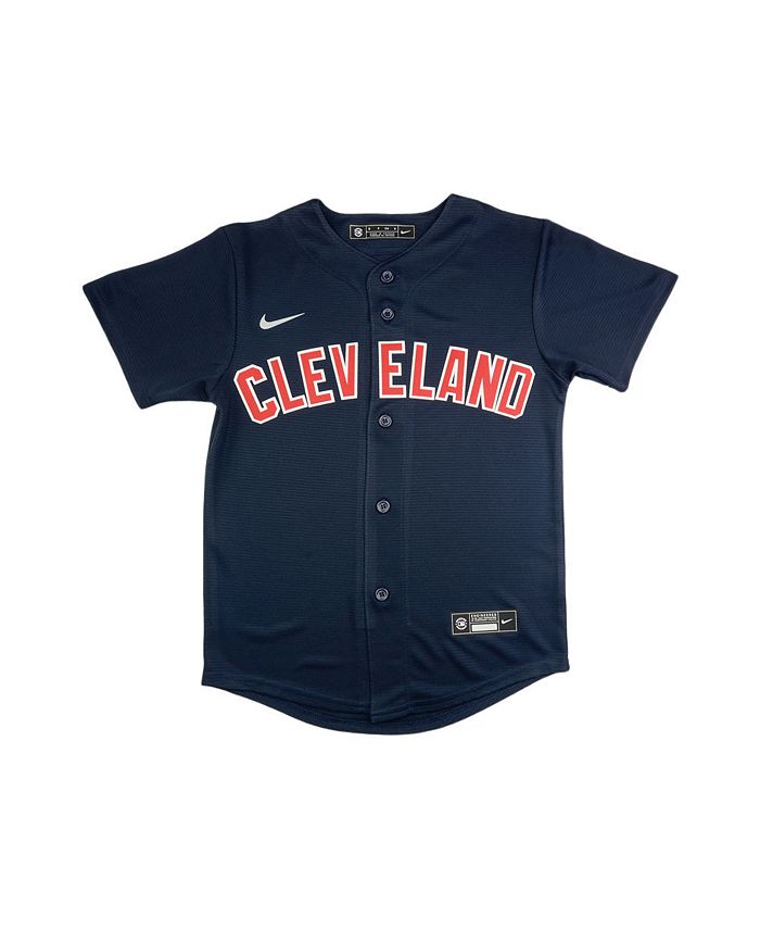 Nike Big Boys and Girls Cleveland Guardians Official Blank Jersey
