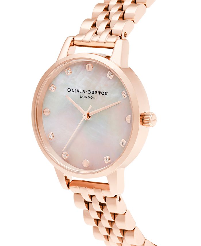 Olivia Burton Women's Classics Rose Gold-Tone Bracelet Watch 30mm - Macy's
