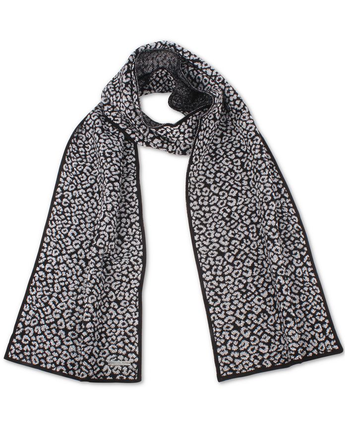 Michael Kors Metallic Leopard Scarf Macy s