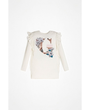 image of Guess Big Girls Long Sleeve Flip Sequin T-shirt