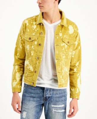 yellow corduroy jacket mens