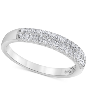 image of Diamond Multi-Row Band (1/2 ct. t.w.) , in 14k Gold or 14k White Gold