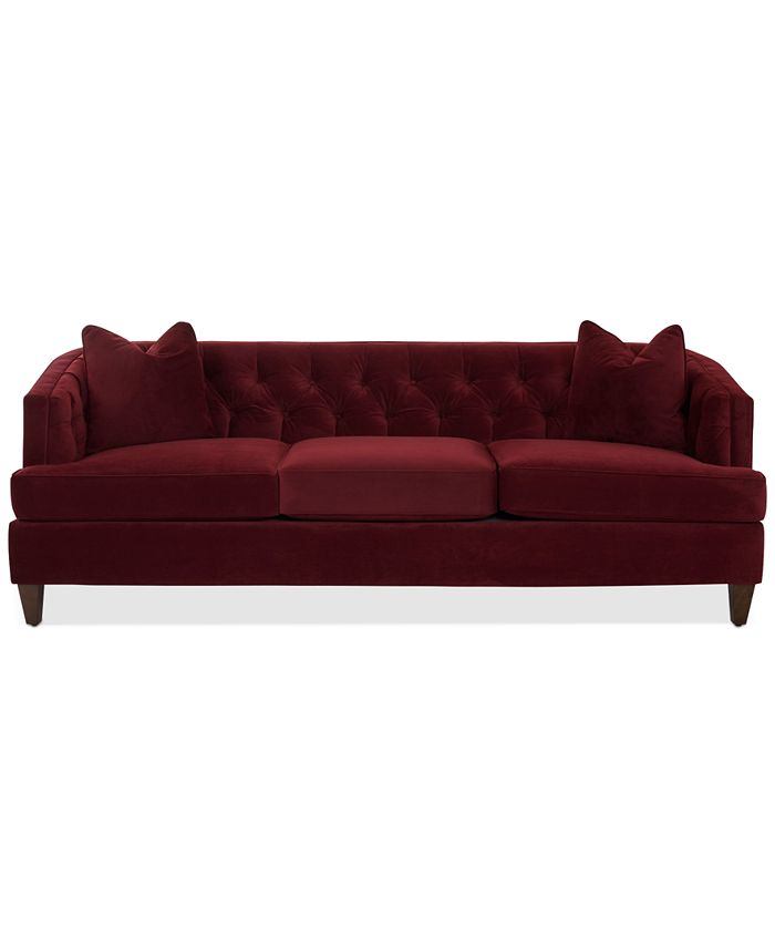 Macy's CLOSEOUT! Austian 88" Fabric Sofa, Created for Macy's & Reviews Furniture Macy's