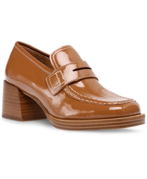 image of Steve Madden Women-s Nyomi Block Heel Loafers