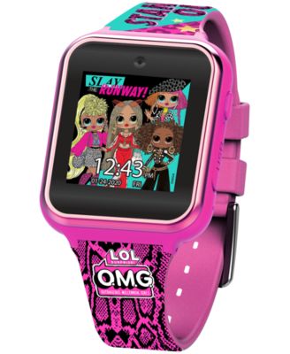 Kid's OMG Multicolored Silicone Touchscreen Smart Watch 46x41mm