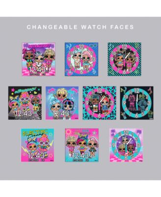 Kid's LOL Surprise Pink Silicone Strap Smart Watch 46x41mm 