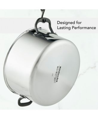 5-Ply Clad Stainless Steel 8 Quart Stockpot with Lid