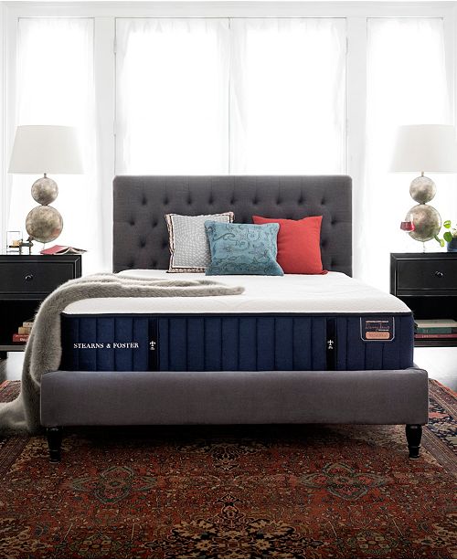 Stearns Foster Reserve Hepburn 15 Luxury Firm Mattress Set Queen Reviews Mattresses Macy S