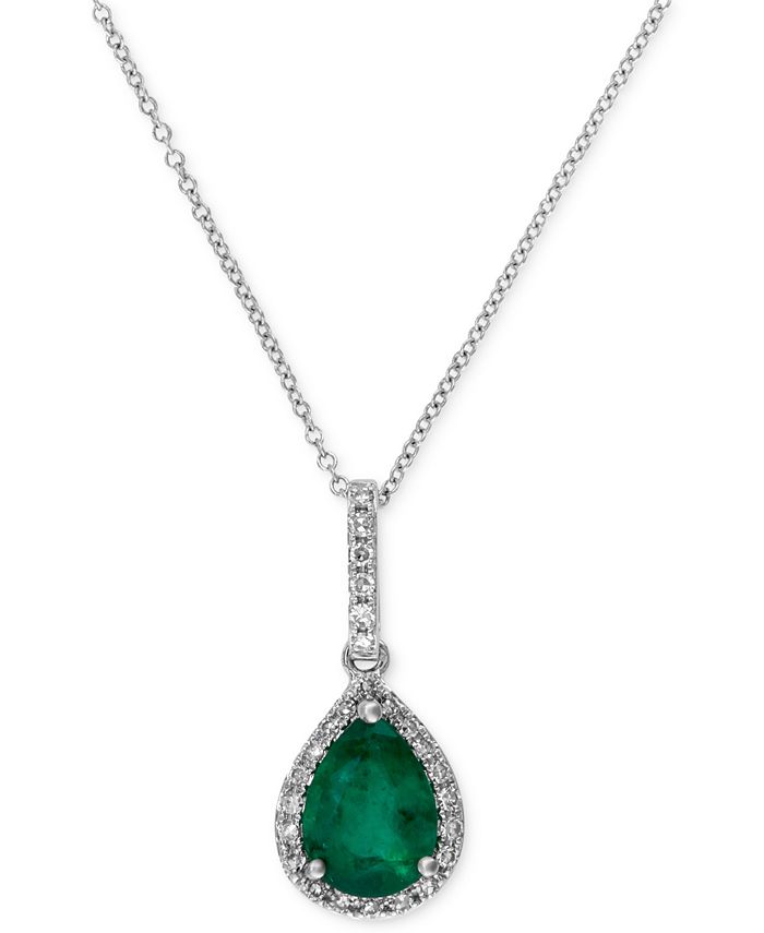 EFFY Collection Brasilica by EFFY® Emerald (9/10 ct. t.w.) and Diamond ...