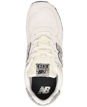 New Balance Big Girls 574 Animal Print Casual Sneakers from Finish