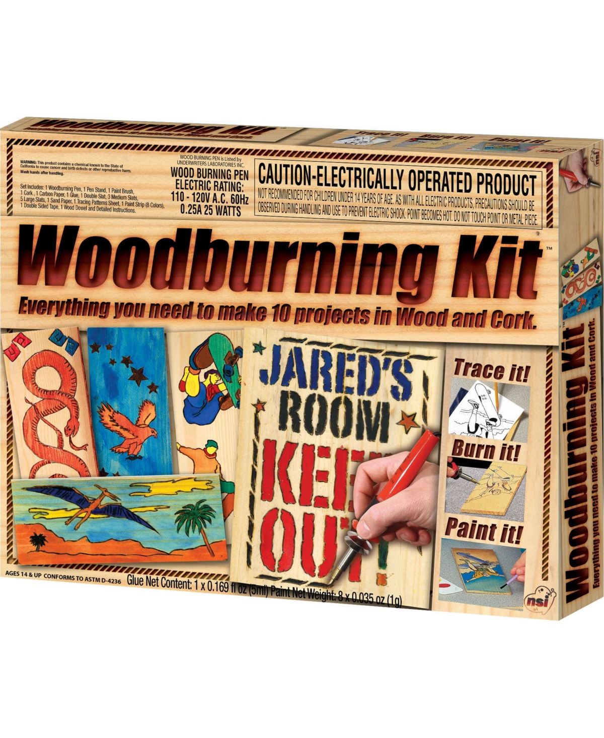 Nsi Wood Burning Kit In Multi