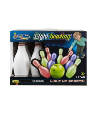 paw patrol light up bowling set