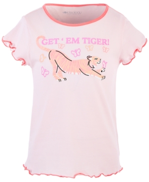 image of Ideology Toddler Girls Scalloped-Edge Graphic Cotton T-Shirt, Created for Macy-s
