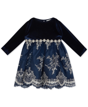 Shop Kids Clothes Rare Editions Baby Girls Velvet Dress