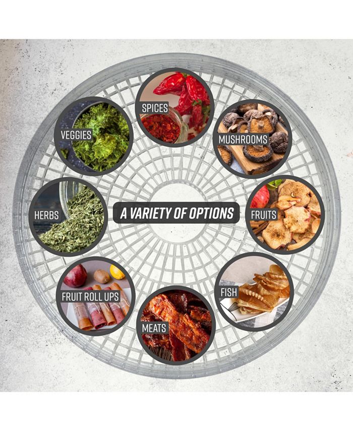 Ronco FD1005WHGEN 5Tray Electric Food Dehydrator Macy's