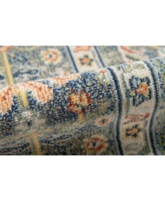 Bohemian BHM-7 Blue 5'1" x 7'6" Outdoor Area Rug