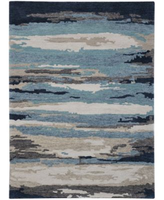 Amer Rugs Abstract ABS-4 Blue 2' x 3' Area Rug - Macy's
