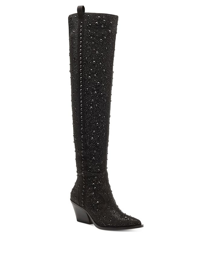 Jessica Simpson Women's Zeana Over The Knee Boots - Macy's